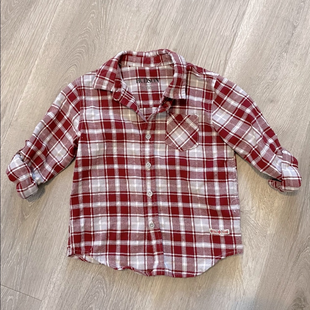 Toddler Hudson flannel